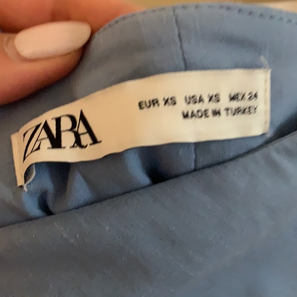 Blue one-shoulder top from Zara - Picture 3 of 3